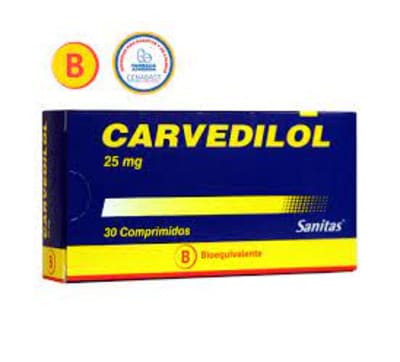Carvedilol 25 Mg 30 Comp